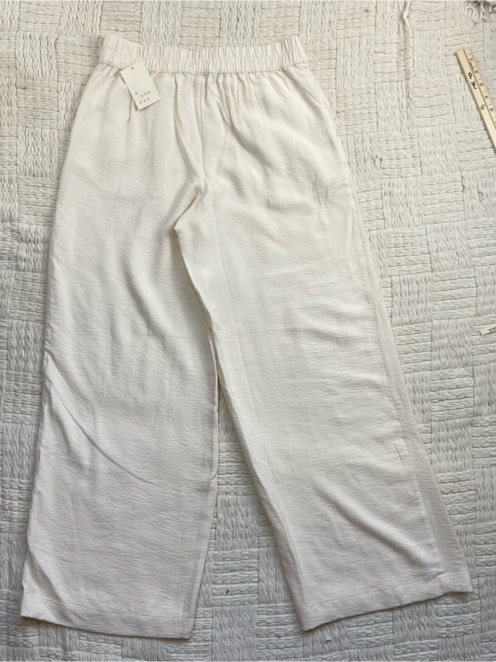 NWT A New Day Wide Leg Cream Pants Small Target - Picture 5 of 11